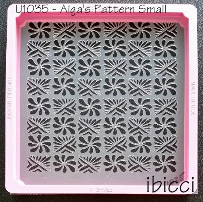 ibicci Aiga's Samoan Pattern Cookie Stencil - Small Square
