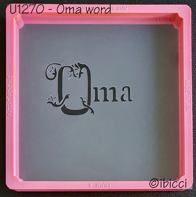 ibicci Oma stencil