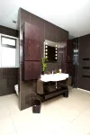 Modern bathrooms designed and built by Nelson Builders, InHaus Developments Ltd