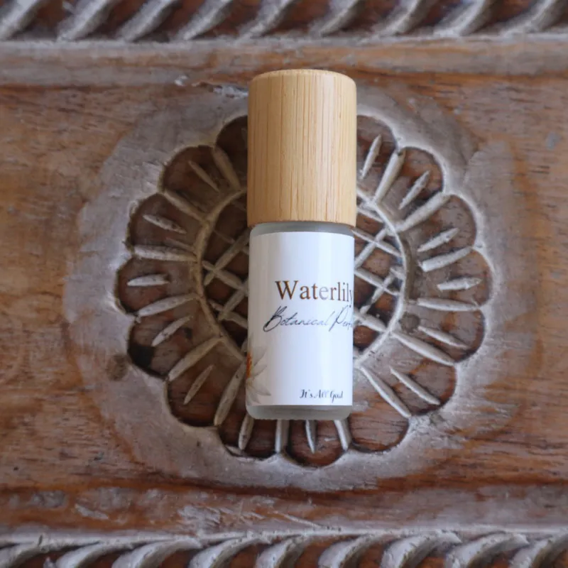 Bottle of Waterlily botanical perfume