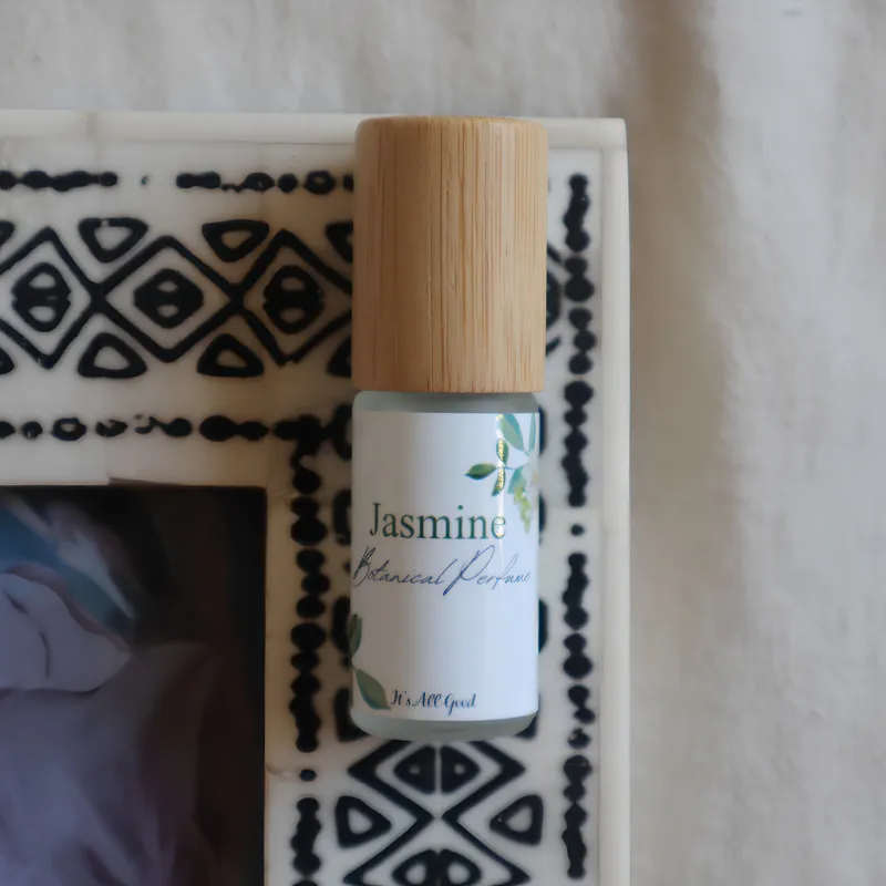 Bottle of Jasmine botanical perfume