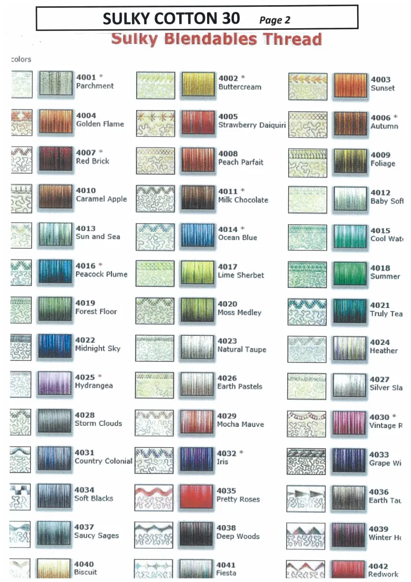 Sulky Cotton 30 Page 2