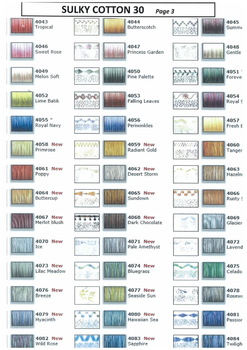 Sulky Cotton 30 Page 3