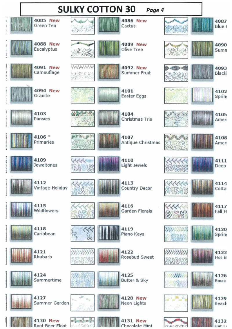 Sulky Cotton 30 Page 4