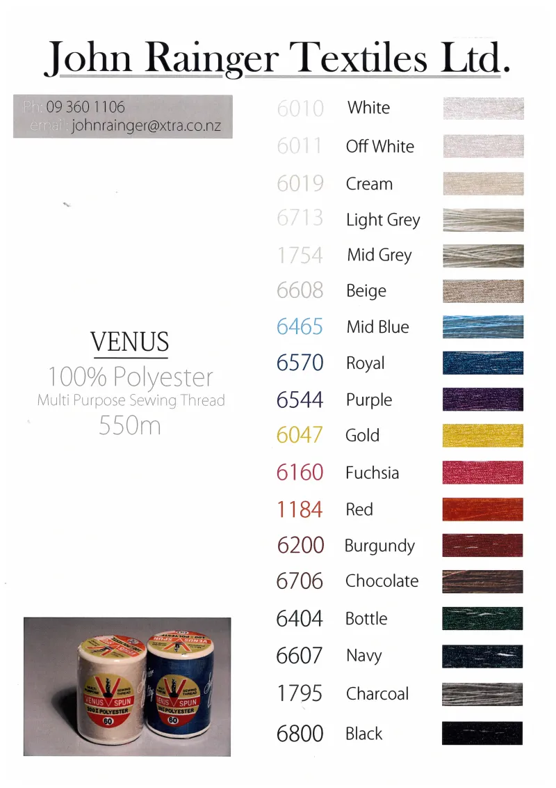 Venus Polyester Threads