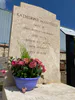 Katherine Mansfield's tombstone, Cimetière d’Avon, 2025.