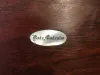 'Kate Malcolm' inscribed in mother of pearl on lid of sewing box