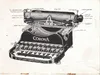 A diagram of the typewriter from the instruction manual