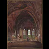 Interior of St Paul's Cathedral, Wellington, 1896, by Charlotte Beatrice Youmans. Alexander Turnbull Library, C-119-001.