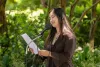 Local writer Cadence Chung reads Katherine's poem 'Now I am a Plant, a Weed...'