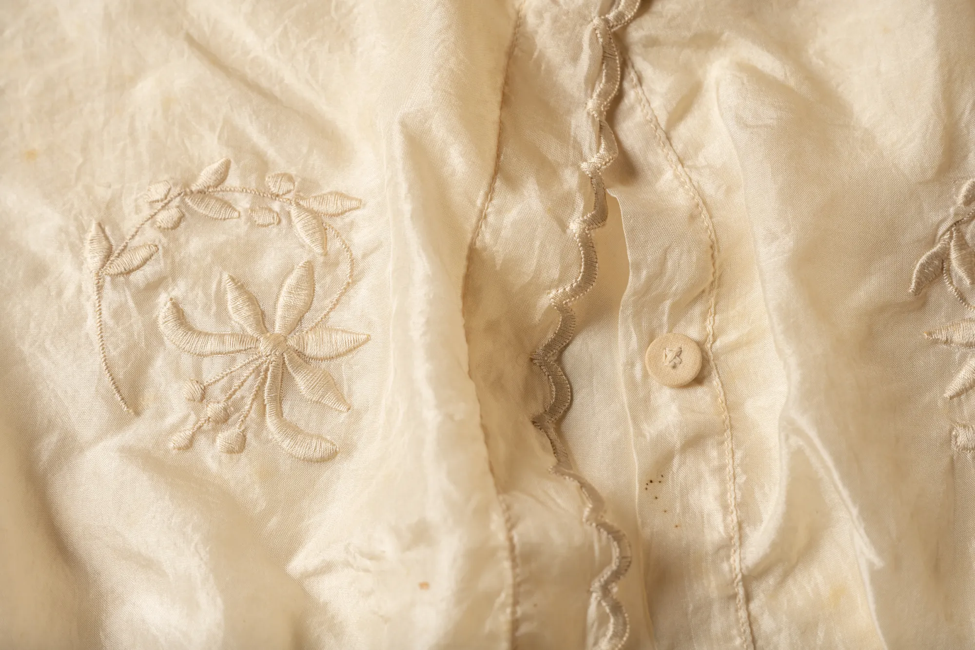 Detail of a corset cover