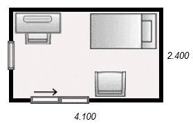 Sleep out floor plan (nonconsentable)