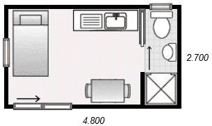 Micro bach floor plan (consentable)