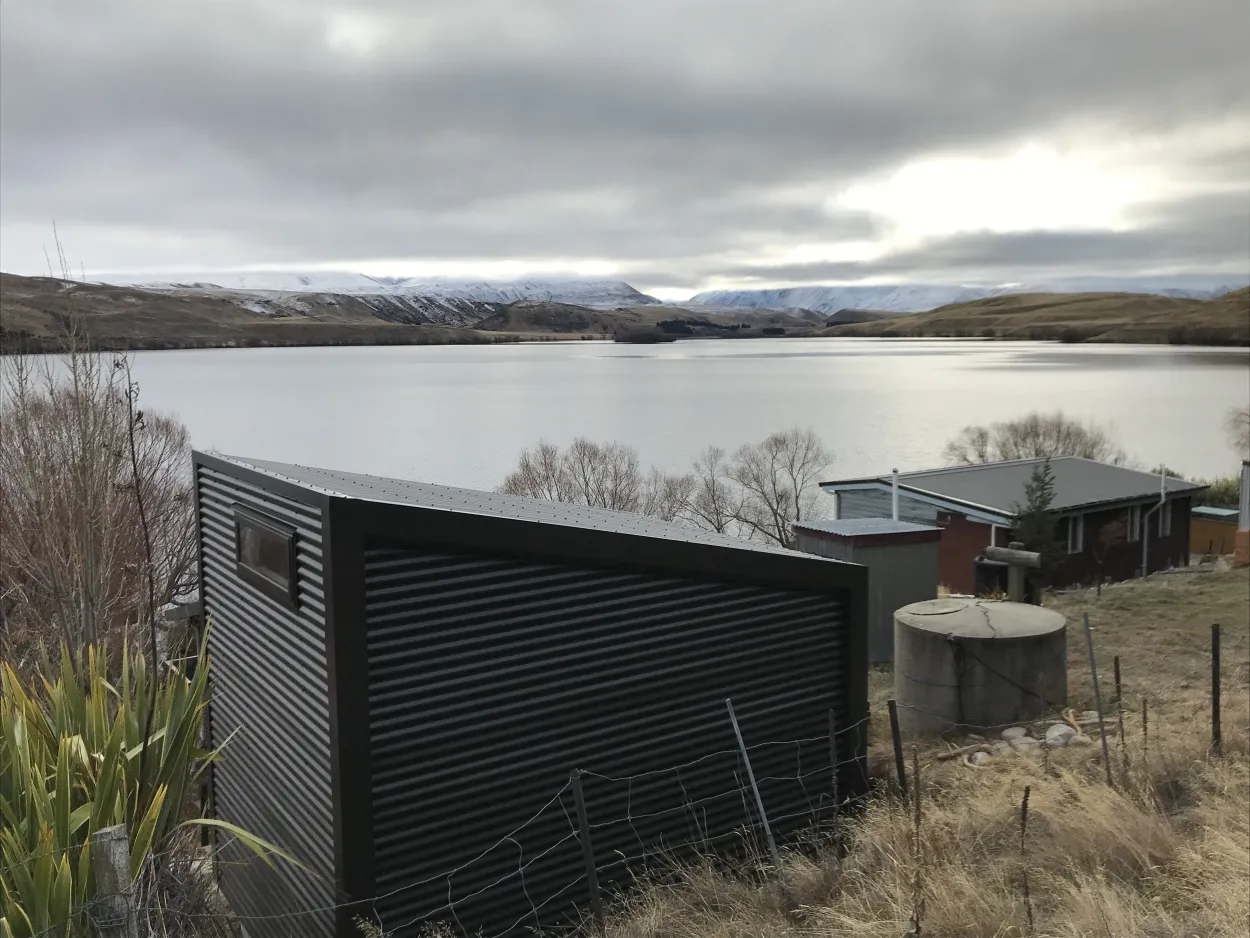 Cabins and Baches - Euro Cabin with a lake view