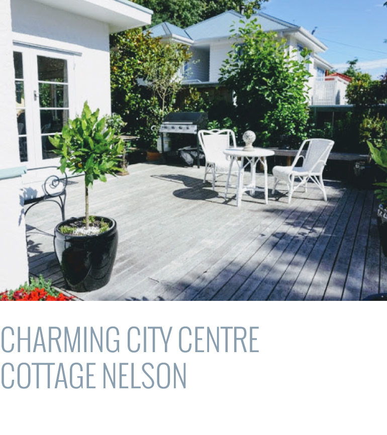 Holiday Accommodation Nelson City Centre, New Zealand, charming cottage