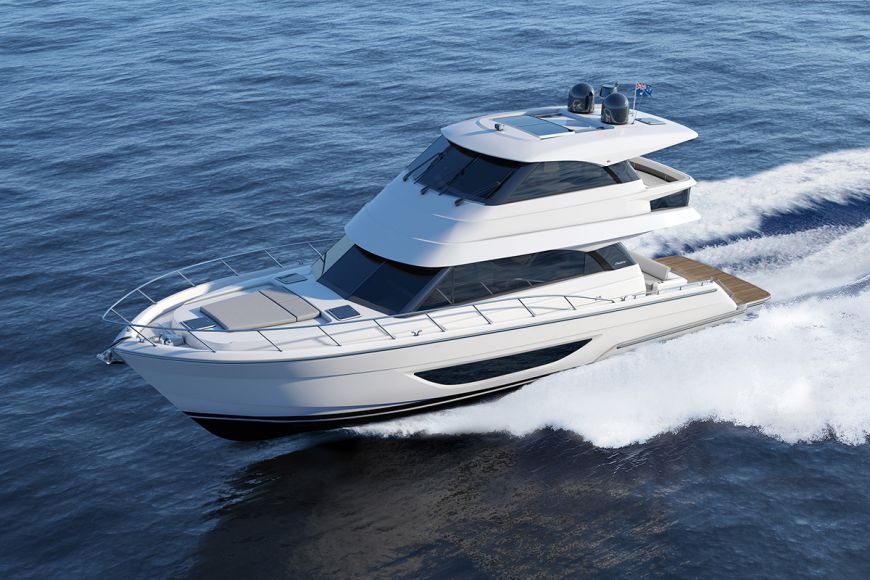 Cruising efficiency and ocean proven dependability, are key to the concept of any long range motor yacht, and the new M55 is set to be revolutionary in these categories.
