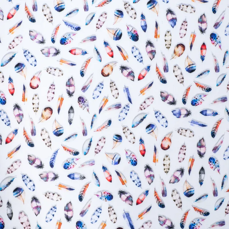 'Fluttering Feathers' fabric swatch