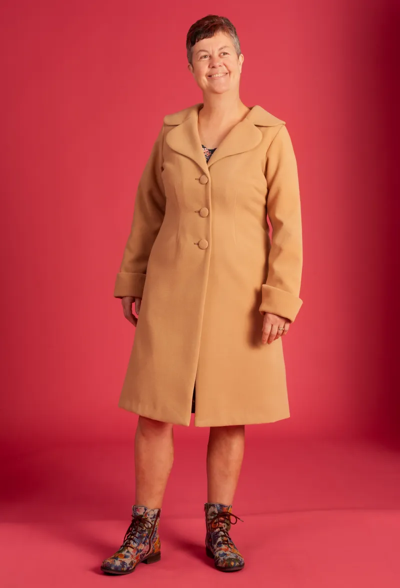 Le Akaroa Coat 'Latte'