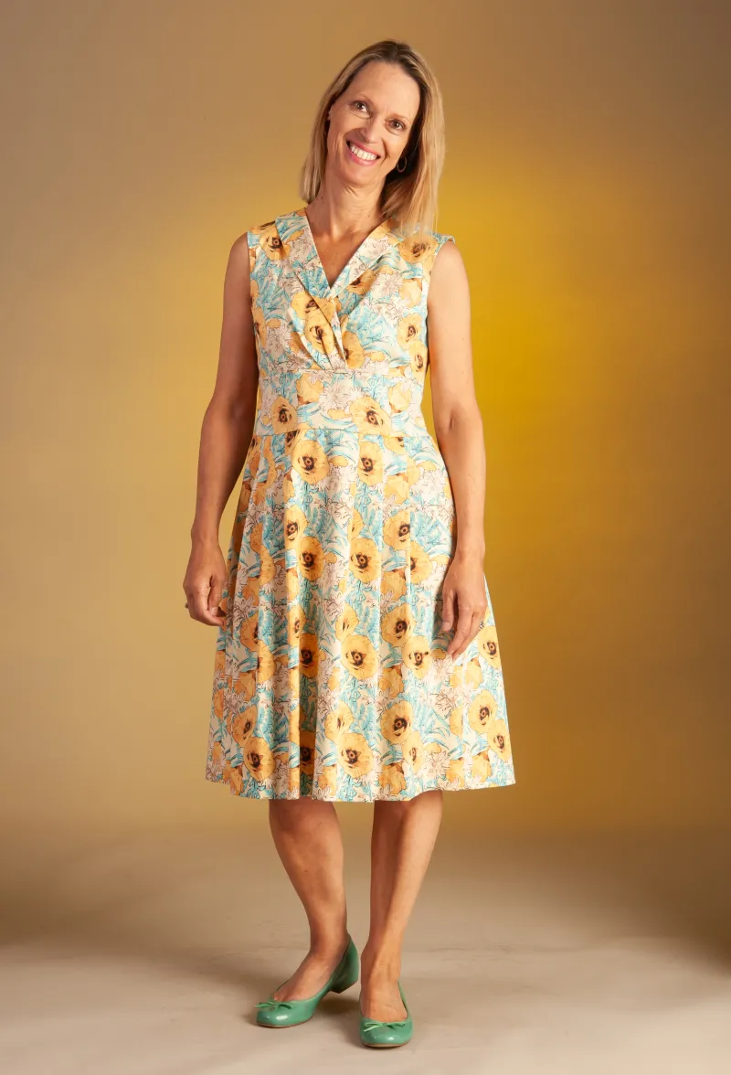 Havana Dress Poppy Sunrise