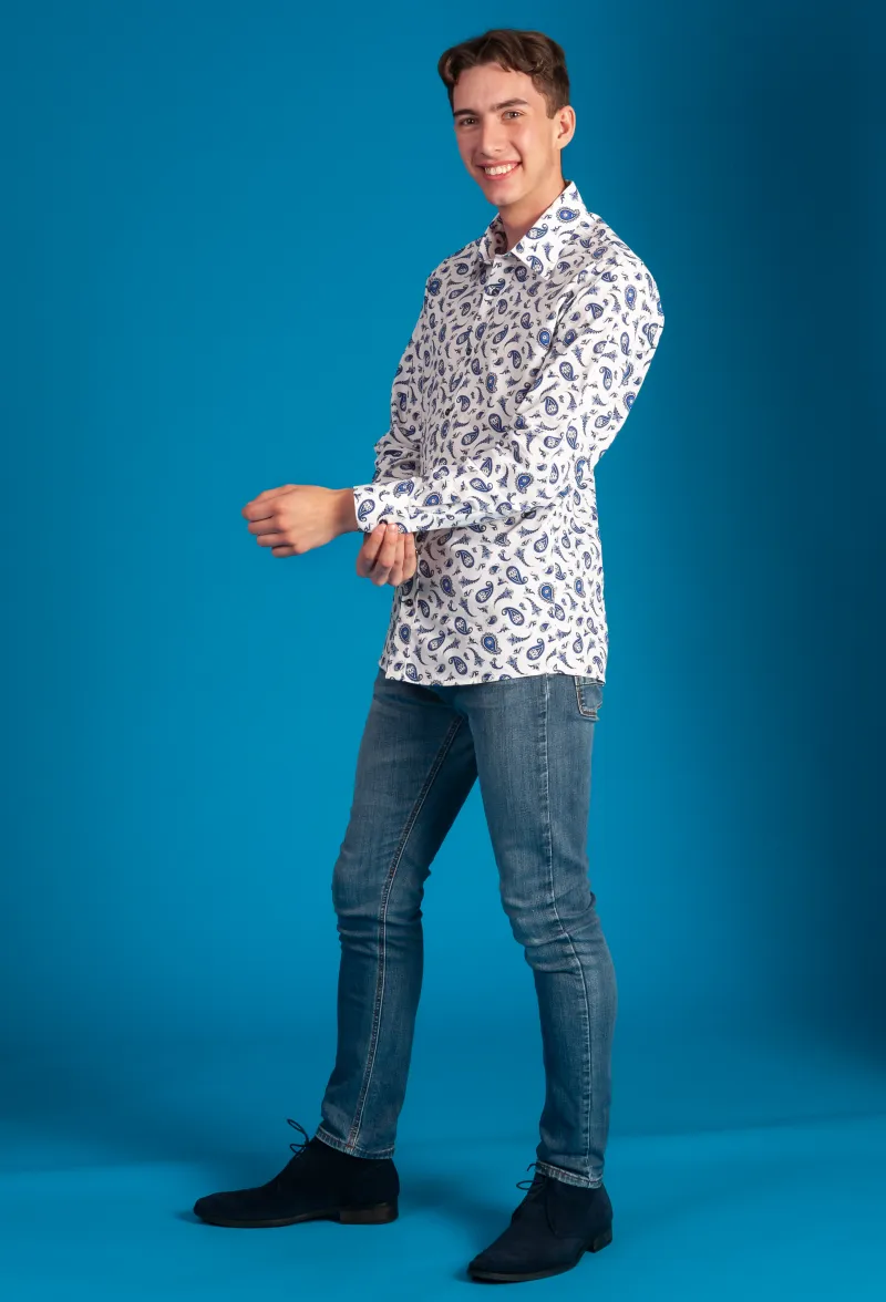 Liberty Long Sleeve Shirt 'China Blue'