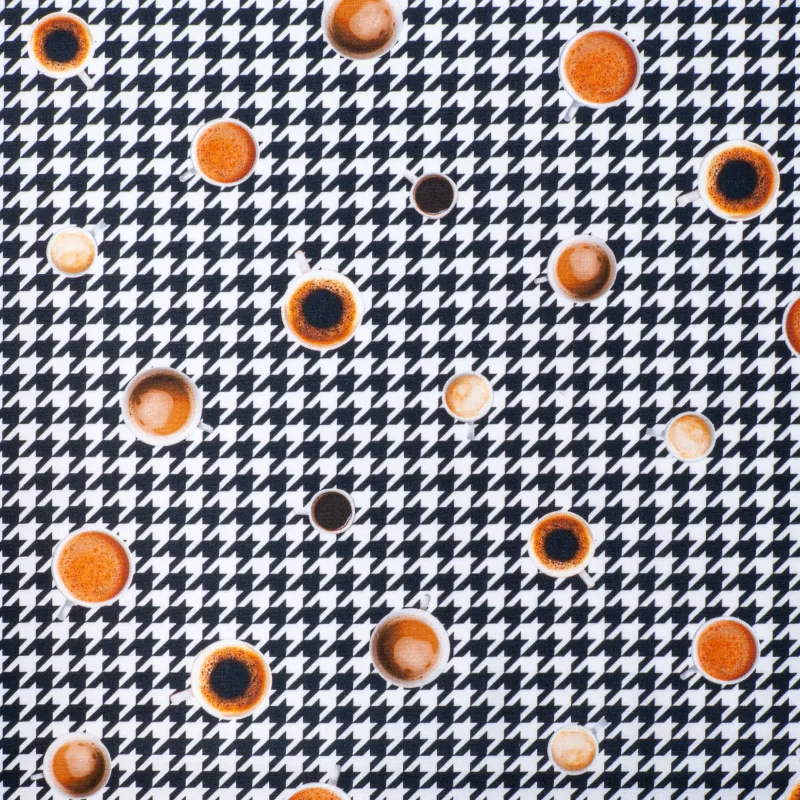 'Coffee Break' fabric swatch