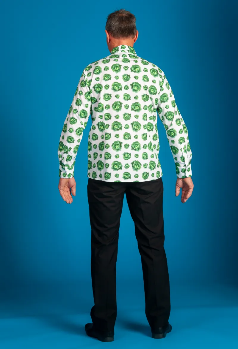 Otto feeling fresh in our new Long Sleeve Shirt 'The Cabbage'.