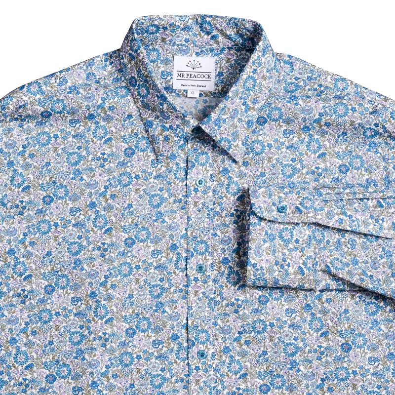 Liberty Long Sleeve Shirt 'Blue Thistle'