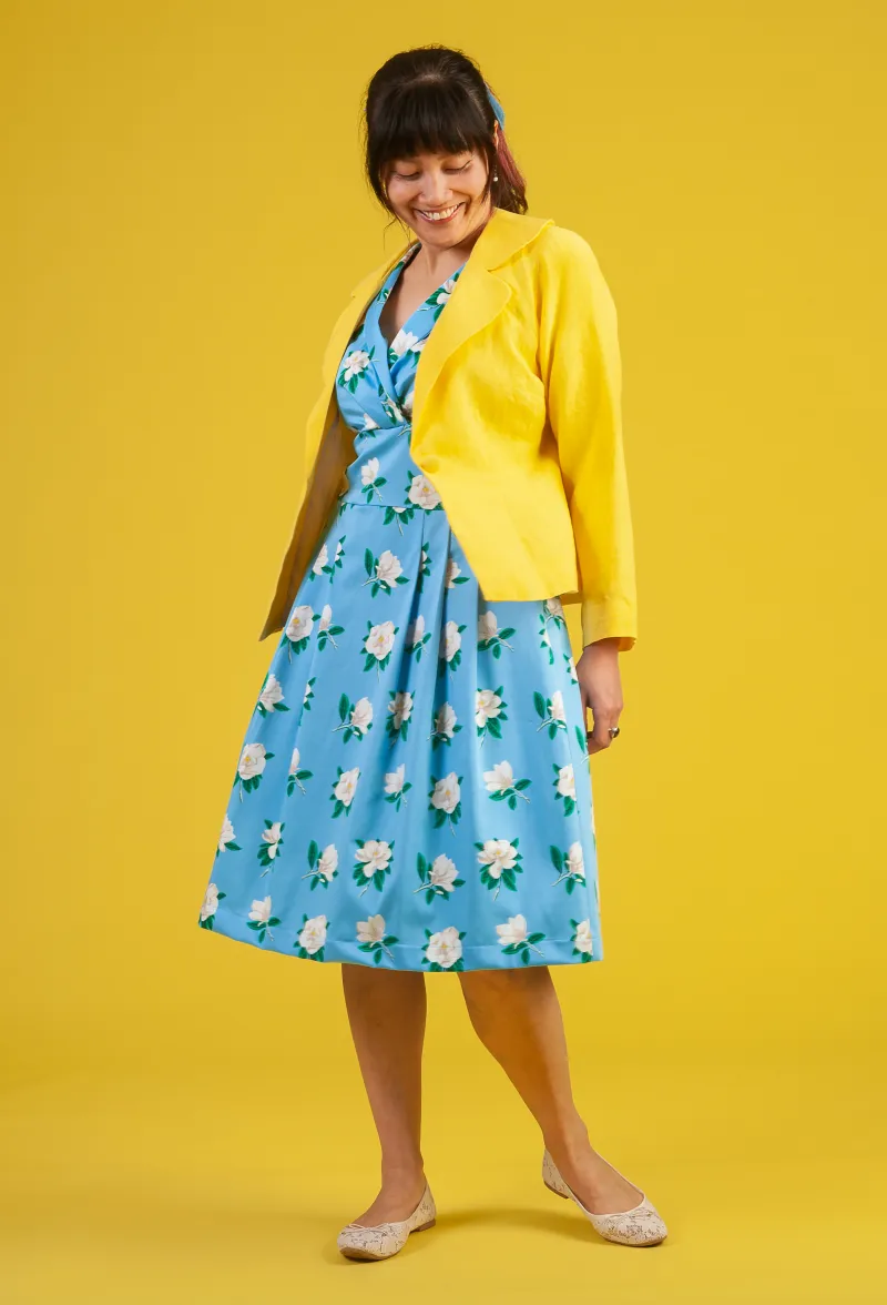 Tropical Linen Jacket Lemon