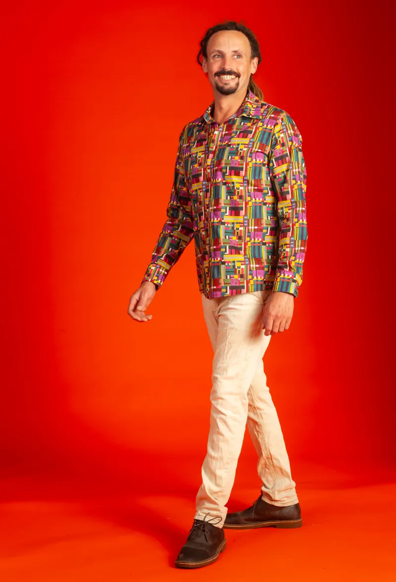 Liberty Long Sleeve Shirt 'Strawberry Fields'