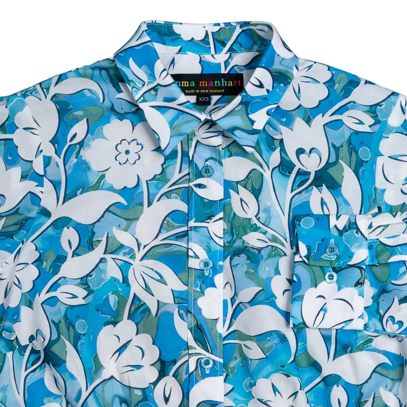 Liberty Women's Long Sleeve Shirt 'Oasis of Turquoise'