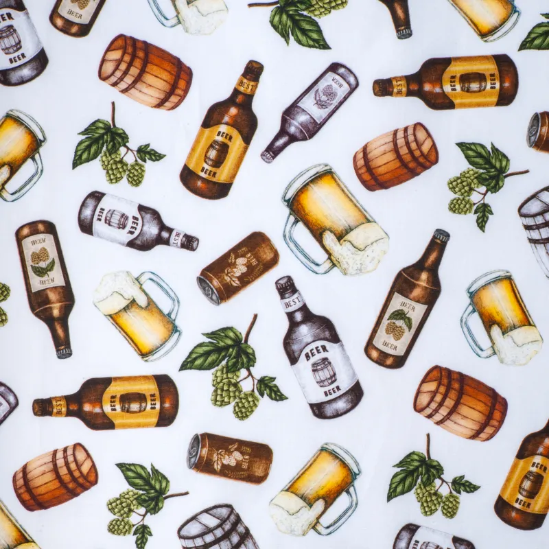 'Hop Time' fabric swatch