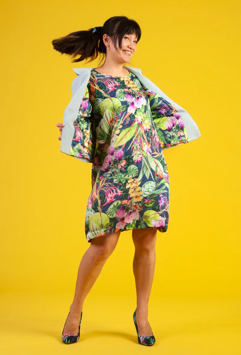 Tropical Linen Jacket Duckegg