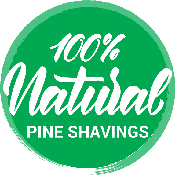 100% natural pine bedding and litter