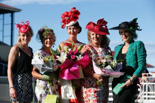 Hats on show at the Nelson summer races