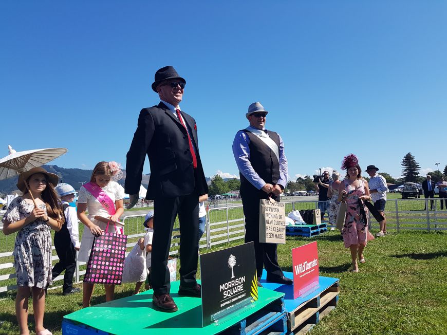 Best dressed male at Nelson Harness Races
