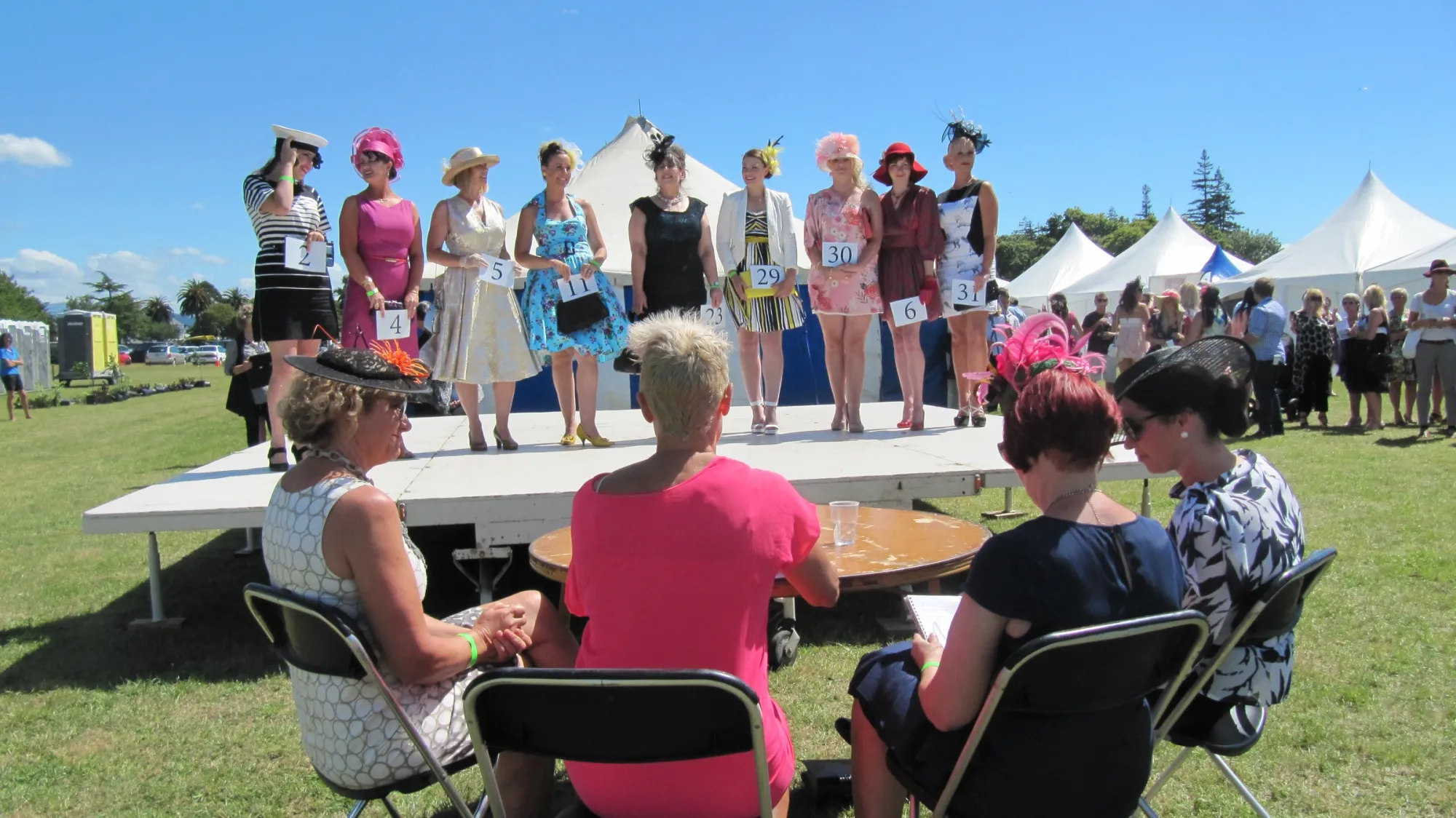 Fashion in the field at Nelson harness races summer festival