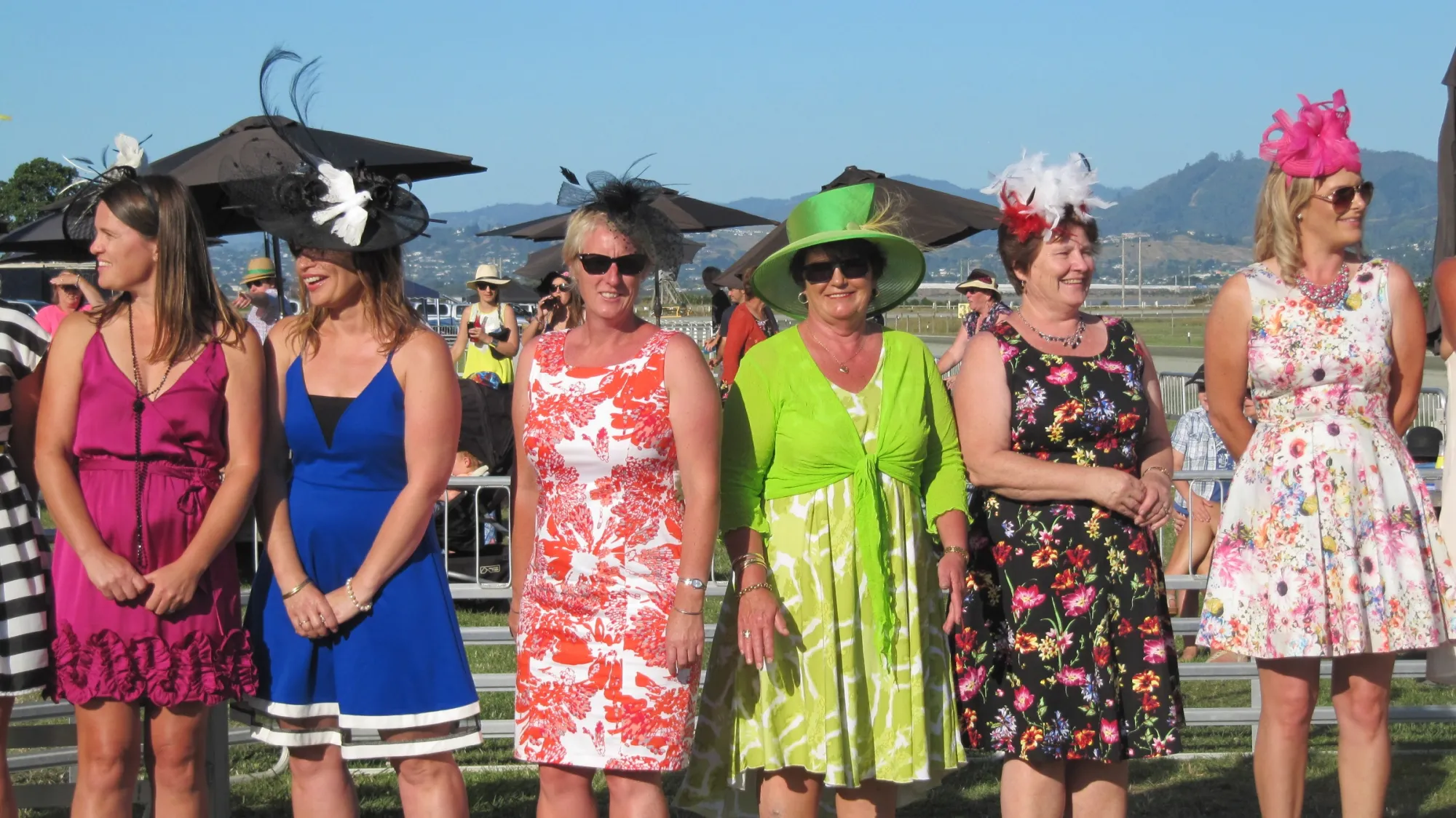 Nelson Harness Races Best Hat Competition 2015 - contestants