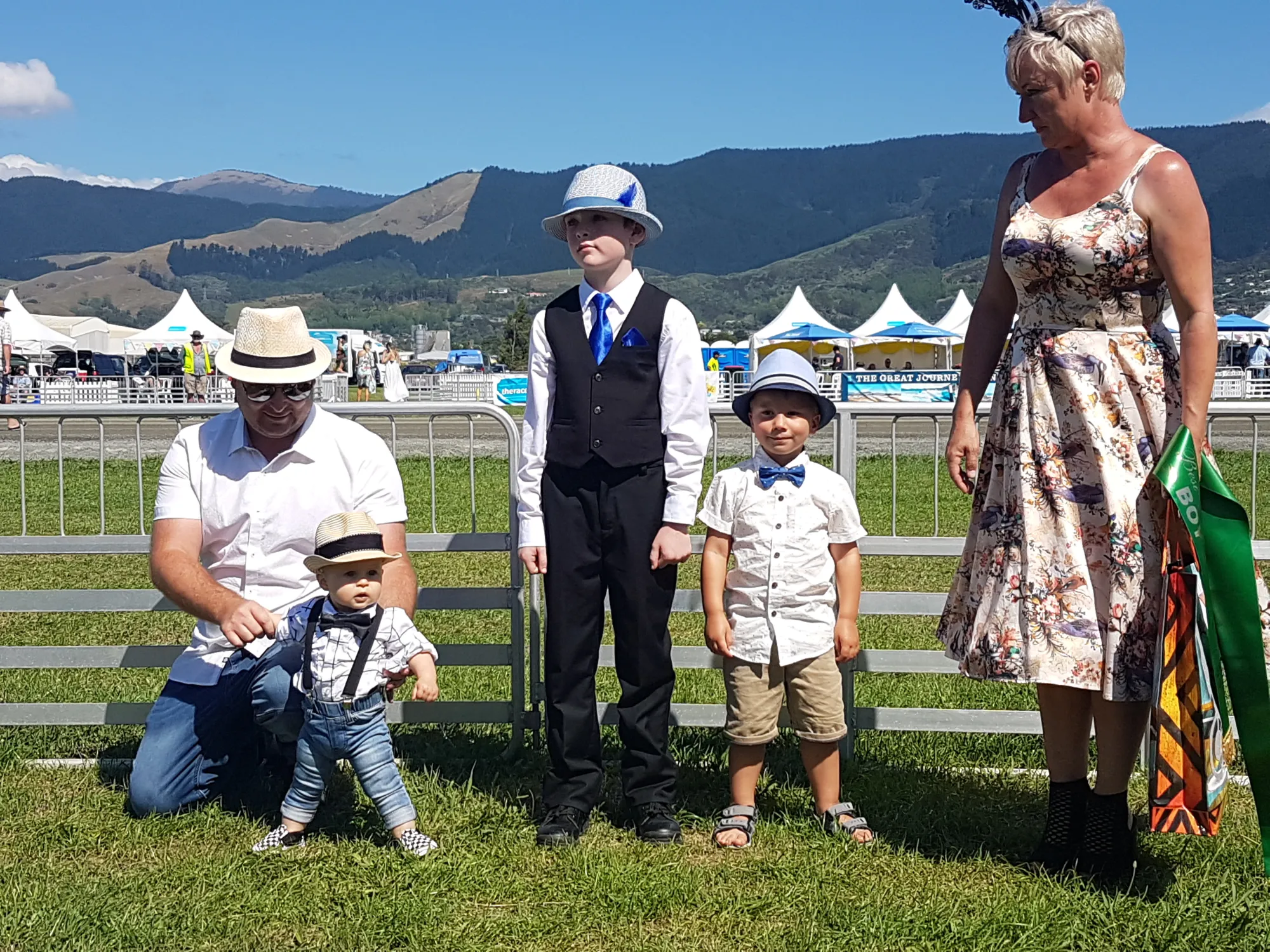 Family fun at the nelson harness races