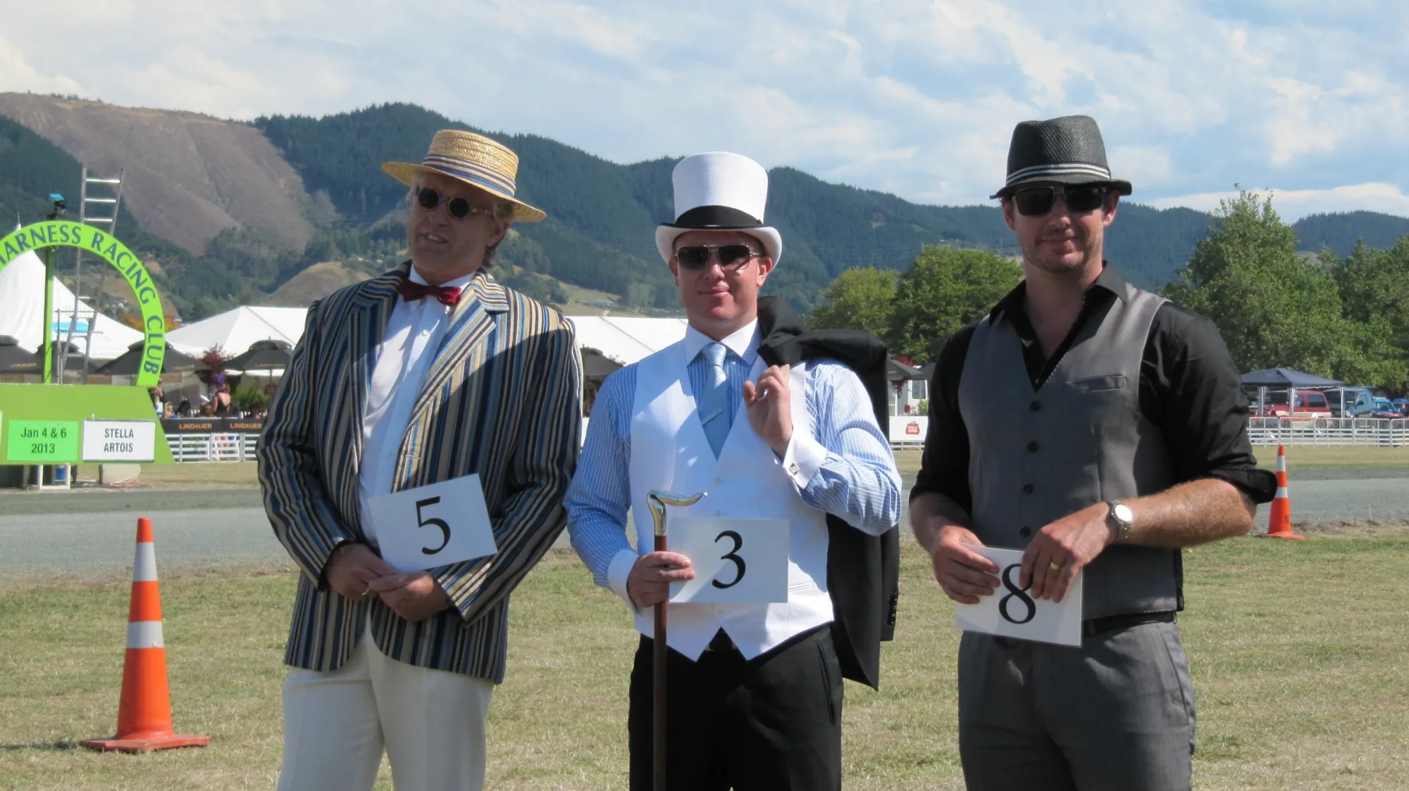 Fashion in the field at the Nelson Harness Races in January