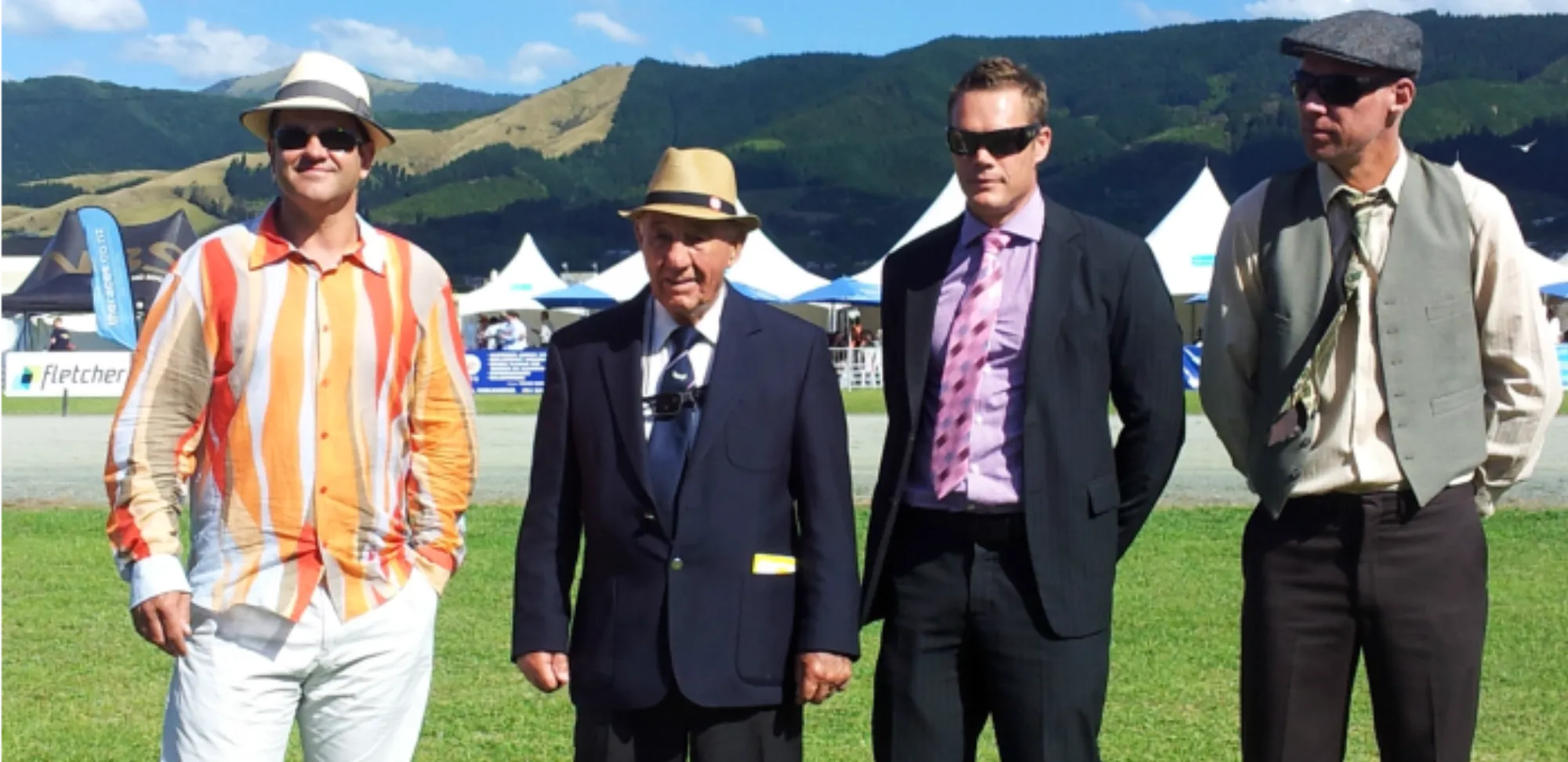 Fashion in the Field mens finalists summer 2014 |Nelson Harness Races