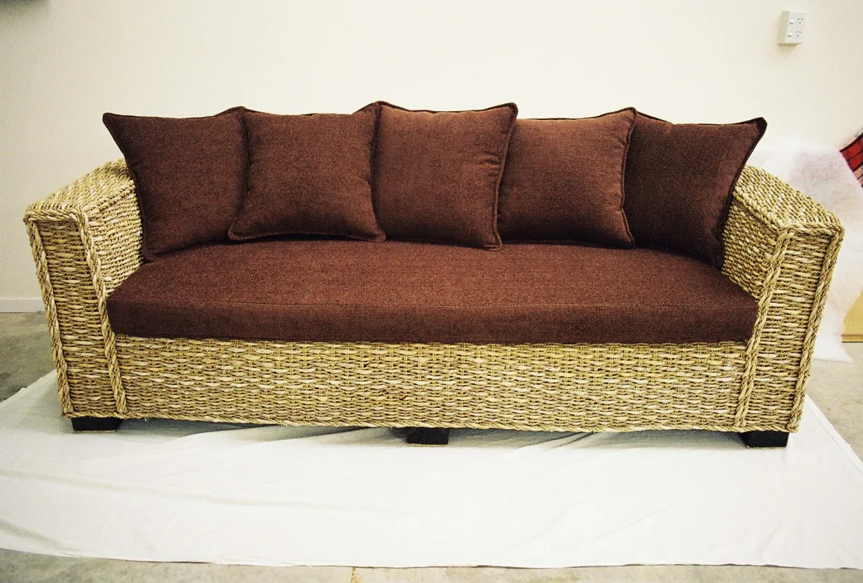 Squabs for cane furniture by Nigel Neiman Upholstery