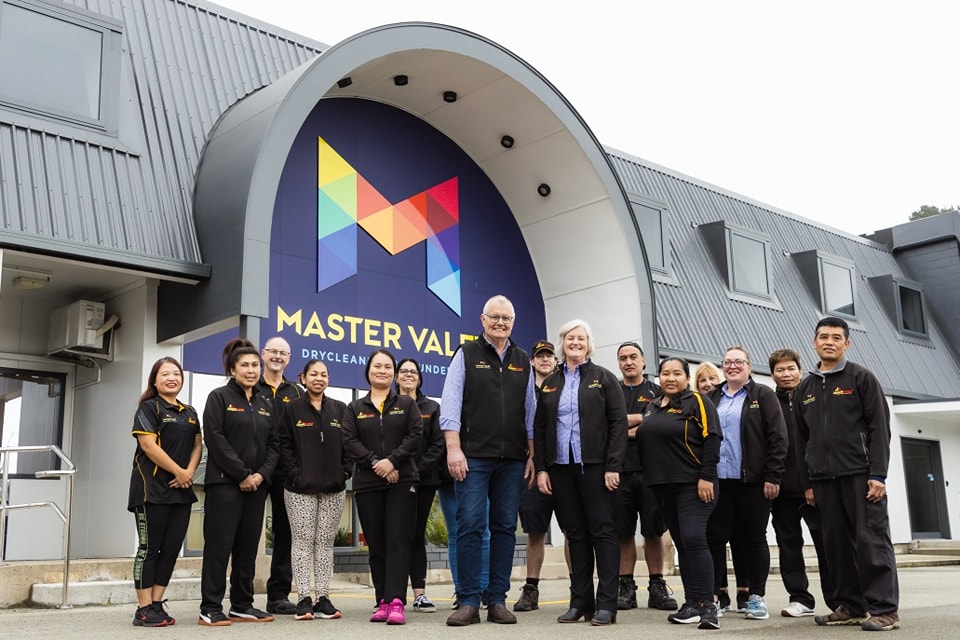 Master Valet team outside their Gloucester St facility