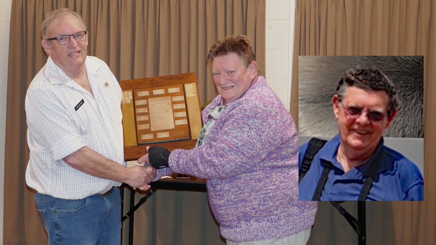 Ken Blackman Award 2025, awarded to Mike Leaity