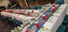 Christmas table laid out by Lyn