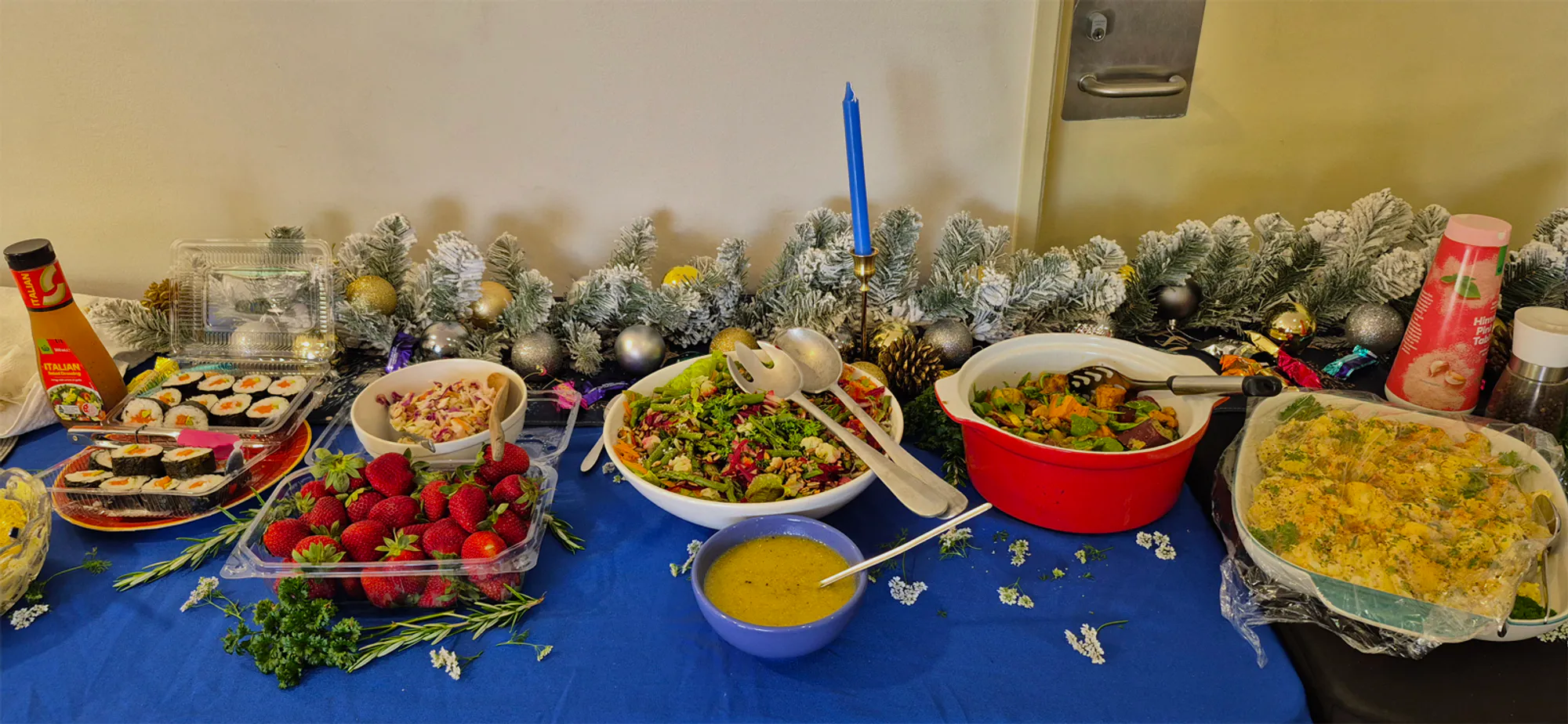 NZOS Christmas Celebration Dec. 2025 food spread