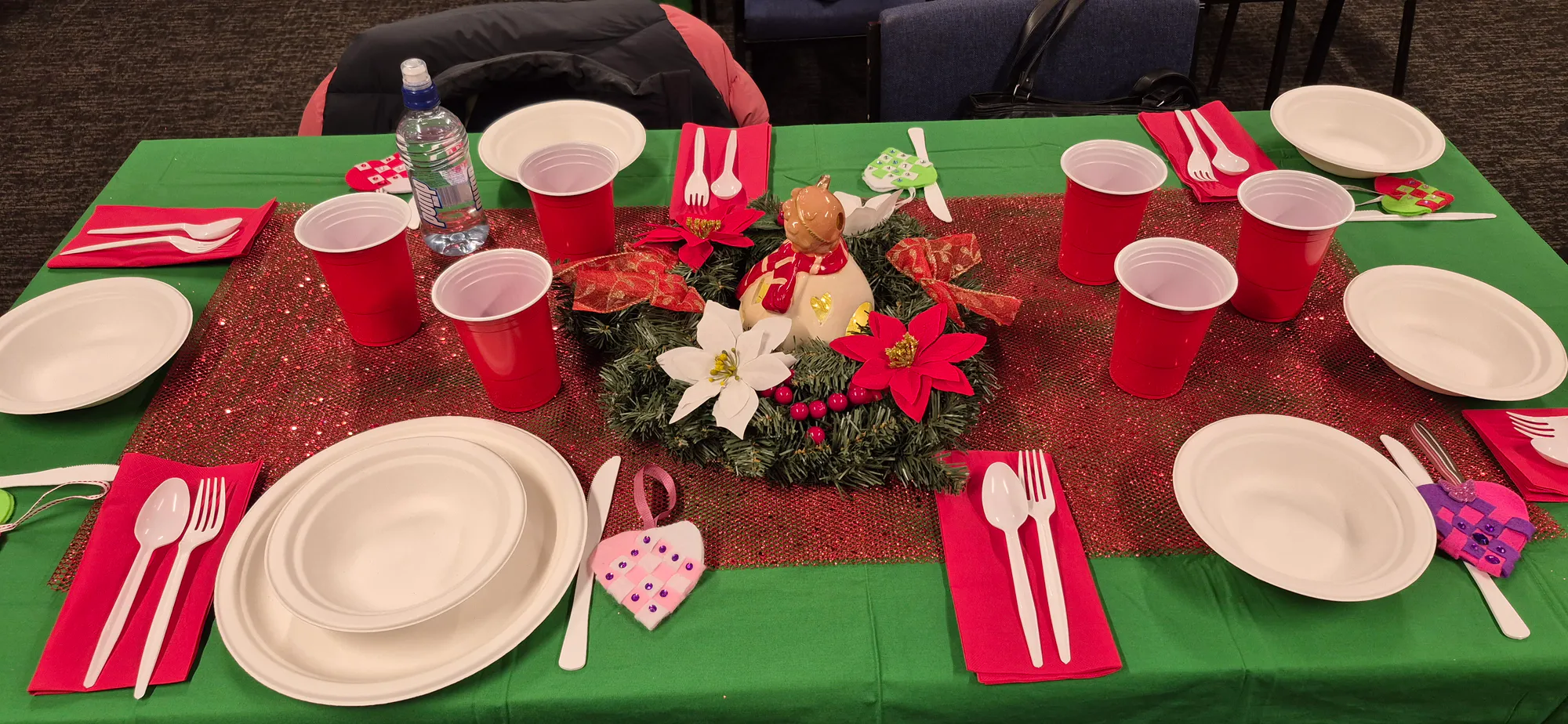 New Zealand Orchid Society, Mid-Winter Christmas Table Decorations