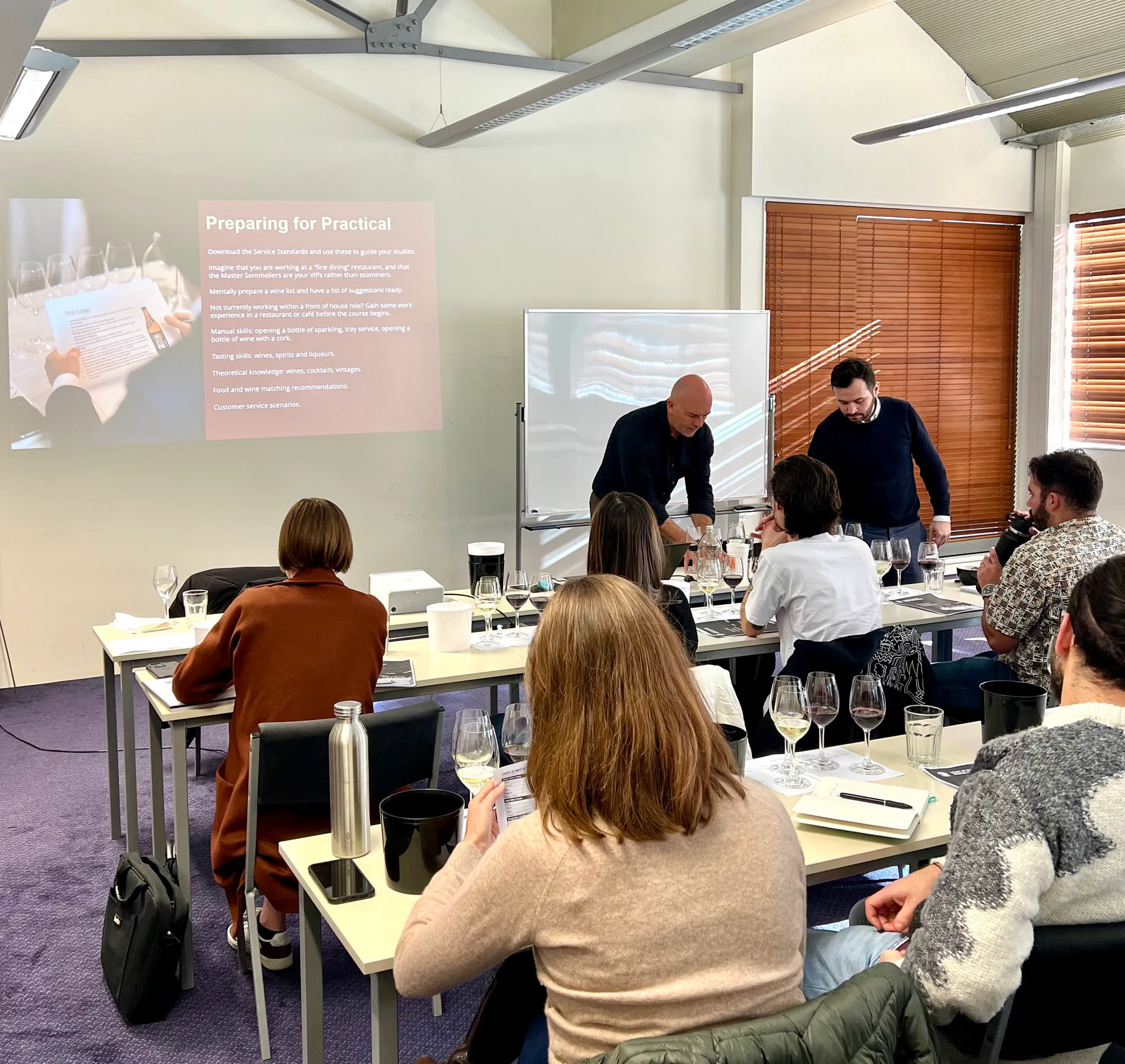 Cms Training Workshop New Zealand Sommeliers Wine Professionals