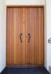 Wooden doors custom made by Orange Joinery