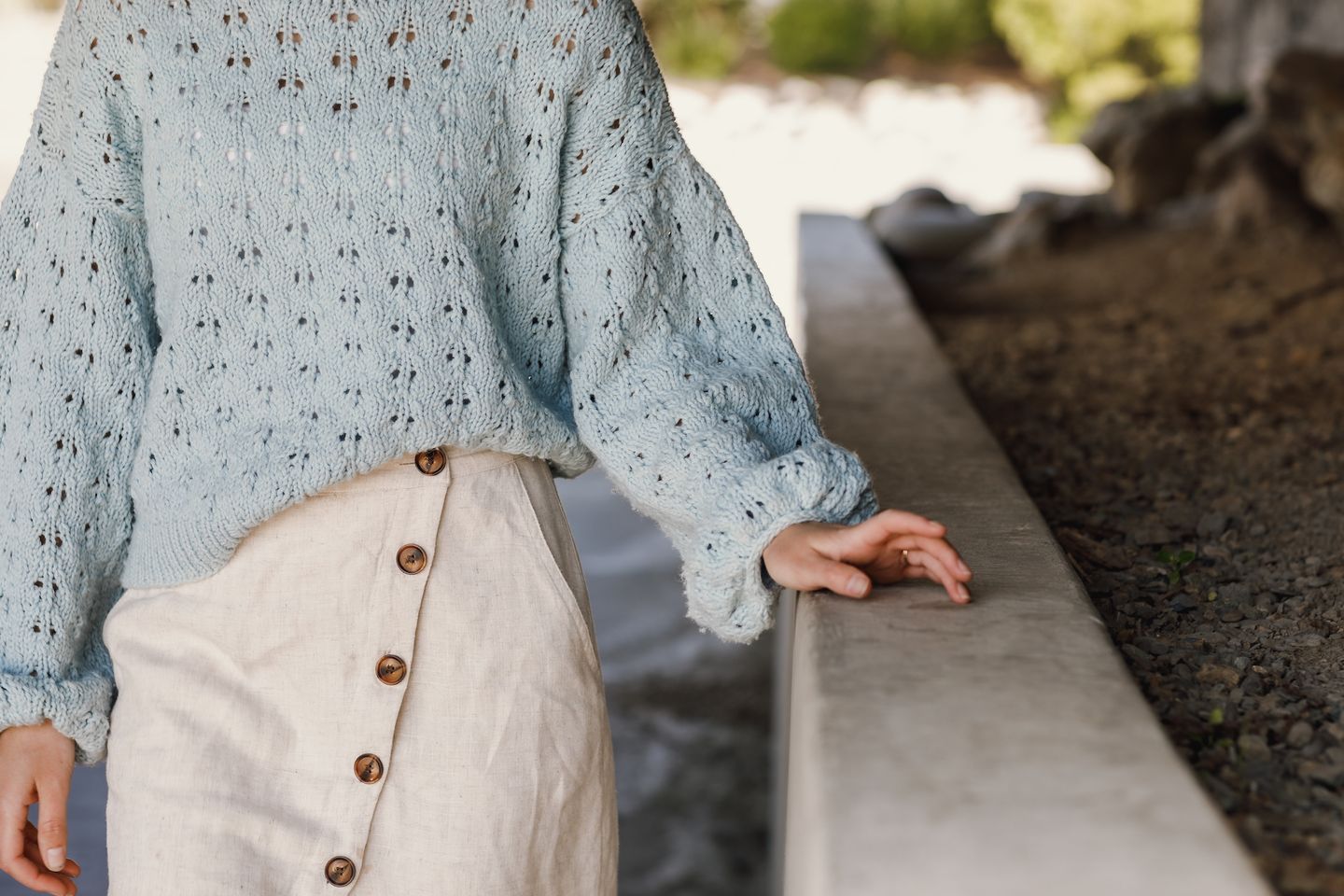 The Holey Moley Sweater pattern by Purl Foundry
