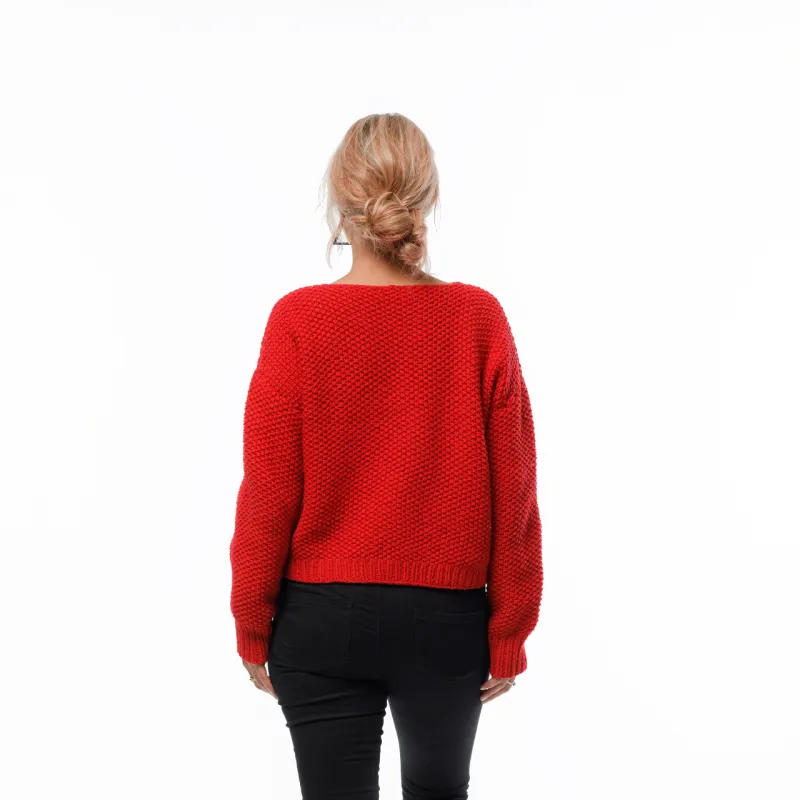 Stipple Sweater back view